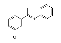 1-(3-chlorophenyl)-N-phenylethanimine Structure