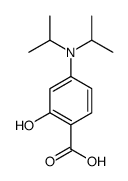 4-[di(propan-2-yl)amino]-2-hydroxybenzoic acid结构式