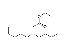 propan-2-yl 3-butyloct-2-enoate结构式