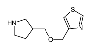 4-(pyrrolidin-3-ylmethoxymethyl)-1,3-thiazole Structure