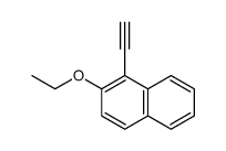 Naphthalene, 2-ethoxy-1-ethynyl结构式