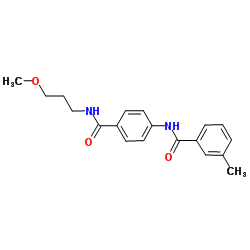 N-{4-[(3-Methoxypropyl)carbamoyl]phenyl}-3-methylbenzamide Structure