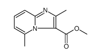 Imidazo[1,2-a]pyridine-3-carboxylic acid, 2,5-dimethyl-, methyl ester结构式