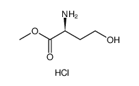 L-Homoserine, methyl ester, hydrochloride Structure