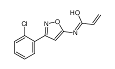 N-[3-(2-chlorophenyl)-1,2-oxazol-5-yl]prop-2-enamide结构式