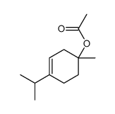 4-(isopropyl)-1-methylcyclohex-3-en-1-yl acetate Structure