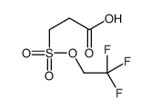 3-(2,2,2-trifluoroethoxysulfonyl)propanoic acid Structure