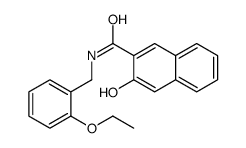 N-[(2-ethoxyphenyl)methyl]-3-hydroxynaphthalene-2-carboxamide结构式