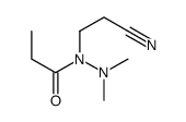 N-(2-cyanoethyl)-N',N'-dimethylpropanehydrazide结构式