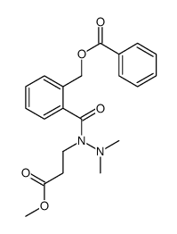 [2-[dimethylamino-(3-methoxy-3-oxopropyl)carbamoyl]phenyl]methyl benzoate Structure
