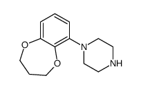 1-(3,4-dihydro-2H-1,5-benzodioxepin-6-yl)piperazine Structure