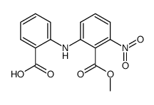 2-(2-Carboxy-phenylamino)-6-nitro-benzoic acid methyl ester结构式