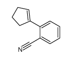 2-(cyclopenten-1-yl)benzonitrile Structure