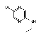 5-bromo-N-ethylpyrazin-2-amine Structure
