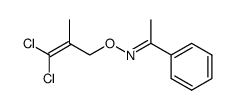 acetophenone-[O-(3,3-dichloro-2-methyl-allyl)-oxime ]结构式