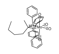 [Mo(CO)4(Ph2PCMe(butyl)PPh2)] Structure