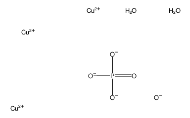 Copper(II)o-phosphate structure