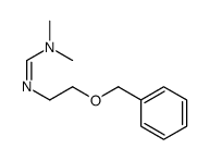 N,N-dimethyl-N'-(2-phenylmethoxyethyl)methanimidamide结构式