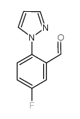 5-FLUORO-2-PYRAZOL-1-YL-BENZALDEHYDE picture