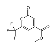 methyl 2-oxo-6-(trifluoromethyl)pyran-4-carboxylate Structure