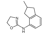 N-(2-methyl-2,3-dihydro-1H-inden-4-yl)-4,5-dihydro-1,3-oxazol-2-amine结构式