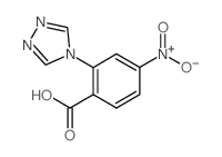 4-Nitro-2-(4H-1,2,4-triazol-4-yl)benzoic acid结构式