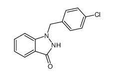 1-(4-Chlorbenzyl)-1H-indazol-3-ol结构式