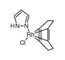 RhCl(Hpz)(η4-cyclooca-1,5-diene)结构式