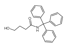 4-hydroxy-N-tritylbutanamide Structure