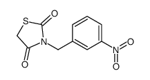 3-[(3-nitrophenyl)methyl]-1,3-thiazolidine-2,4-dione Structure