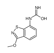 (3-methoxy-1,2-benzothiazol-7-yl)urea Structure