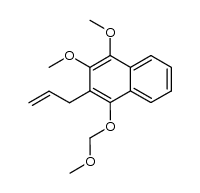 2-allyl-3,4-dimethoxy-1-(methoxymethoxy)naphthalene结构式