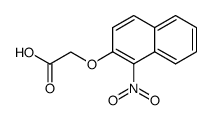 (1-nitro-[2]naphthyloxy)-acetic acid Structure
