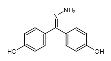 bis-(4-hydroxyphenyl)methanehydrazone结构式