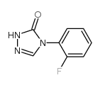 4-(2-氟苯基)-1H-1,2,4-噻唑-5(4H)-酮结构式