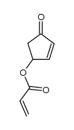4-oxocyclopent-2-en-1-yl acrylate结构式