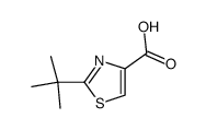 2-tert-butylthiazole-4-carboxylic acid Structure