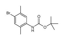tert-Butyl (4-bromo-2,5-dimethylphenyl)carbamate structure