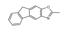 2-methyl-9H-fluoreno[3,2-d]oxazole结构式