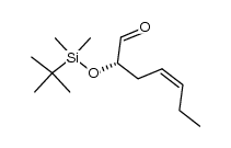 (S,Z)-2-((tert-butyldimethylsilyl)oxy)hept-4-enal Structure