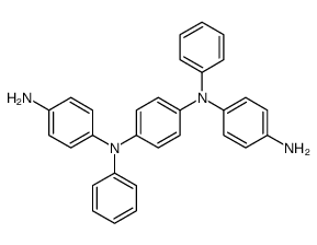 4-N-[4-(N-(4-aminophenyl)anilino)phenyl]-4-N-phenylbenzene-1,4-diamine Structure