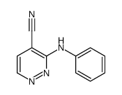 3-anilinopyridazine-4-carbonitrile Structure