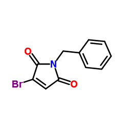 1-Benzyl-3-bromo-1H-pyrrole-2,5-dione structure