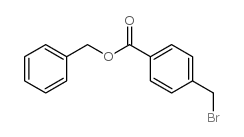 4-(BROMOMETHYL)BENZOIC ACID BENZYL ESTER结构式