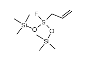 3-allyl-3-fluoro-1,1,1,5,5,5-hexamethyltrisiloxane结构式