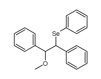 1,2-diphenyl-1-methoxy-2-phenylselenenyl ethane Structure