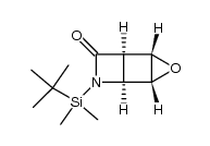 6-(tert-butyldimethylsilyl)-6-aza-3-oxatricyclo[3.2.0.02,4]heptan-7-one结构式