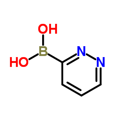 pyridazin-3-yl-3-boronic acid Structure