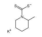 potassium 1-(2-methylpiperidin-1-yl)dithioformate Structure