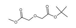 t-butyl (methoxycarbonylmethoxy)acetate结构式